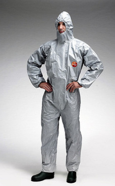 杜邦實(shí)驗室防護(hù)服 TychemF（灰色）